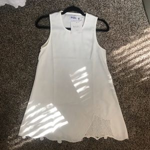 Sabo Skirt white mini dress